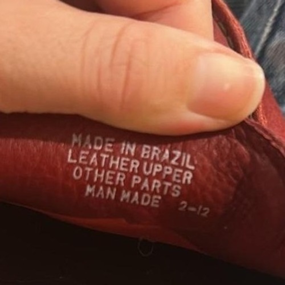 TROTTERS | Women's Blood Red Pebbled Leather Moc Toe BRAZIL Loafer Flats, 10 - Picture 6 of 6